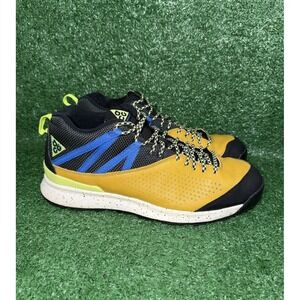 Nike ACG Okwahn II 2 Men's Size 11.5 Yellow Black Hiking Running Shoes Sneakers